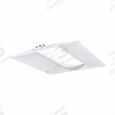 LITHONIA LIGHTING Recessed Troffer: 2 ft Lg, 2 ft Wd, 3,000 lm_4,000 lm_5,000 lm - 2 ft. x 2 ft. LED Center-Basket Troffers
