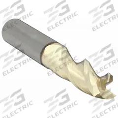 CLEVELAND Square End Mill: Carbide, ZrN Coated, 3 Flute, 5/16" Mill Dia, 5/8" LOC, 2-1/2" OAL (MPN C72348)