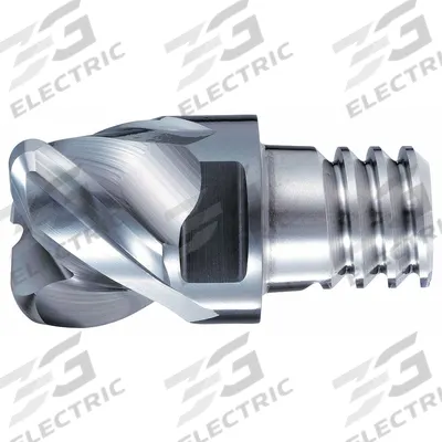 OSG Exchangeable Head End Mill (MPN 52309006) - Exchangeable Square End Mill Heads