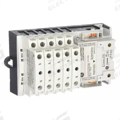 GE Lighting Magnetic Contactor: 10 Poles, 120V AC, 30 A, 2-Wire, Electrically Held (MPN CR463LB0AJA). Key specifications — attr948947: GE.