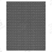 QUANTUM STORAGE SYSTEMS Louvered Panel: 61 in x 48 in x 1 in, 1 Sides, 0 Bins, Gray (MPN QLP-4861). Key specifications — attr38851: Gray; attr38864: Baked Enamel; attr38845: QUANTUM STORAGE SYSTEMS.
