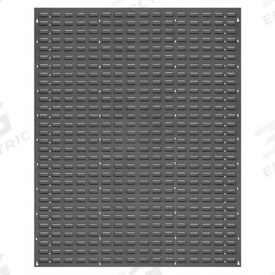 QUANTUM STORAGE SYSTEMS Louvered Panel: 61 in x 48 in x 1 in, 1 Sides, 0 Bins - Wall-Mount Louvered Panels Without Bins