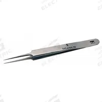 AVEN Tweezers: Titanium, Point, Relieved Tip, 0.57 mm Tip Thick (MPN 18062TT). Key specifications — attr1002355: Titanium; attr1002345: AVEN; attr1002348: Titanium; attr1002358: Smooth; attr1002361: 5; attr1024781: Standard.