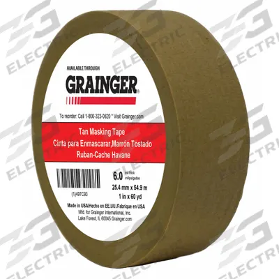 Grainger Packaging Tape: 5.7 mil Tape Thick - Pressure-Sensitive Paper Tape