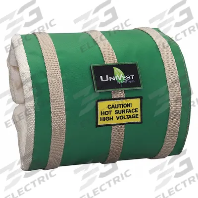 UNITHERM Insulated Pipe Jacket: For 50 in to 57 in Circumference, Ceramic Fiber - Pipe Covers
