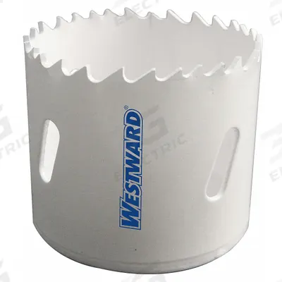 WESTWARD Hole Saw: 2 3/8 in Saw Dia., 4/6 Teeth per Inch, 1 1/2 in Max. Cutting Dp - Multi-Material-Cutting Hole Saws without Arbor