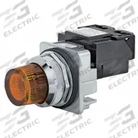 SIEMENS Pilot Light: 30 mm Panel Mounting Size, Amber, LED, 24 V AC/DC Max Volt Rating (Supply) (MPN 52PL5D9XB). Key specifications — Series: Class 52; Brand: SIEMENS; Includes Push-To-Test: No Push-To-Test Included.