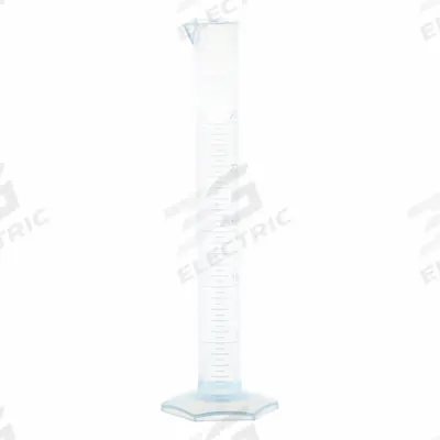 APPROVED VENDOR Graduated Cylinder: Polypropylene, 25 mL, To Contain (TC), Hexagon - Plastic Graduated Cylinders