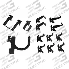 WALL CONTROL Slotted Toolboard Hook Kit: 11 Hooks, Black, Steel, Powder Coated (MPN 35-K-BASBK). Key specifications — Locking System: Hanging; For Tool Type: Box End Wrenches; Material: Steel; Finish: Powder Coated; Includes: Slotted Toolboard C-Brackets, 1 in x 1 in; Brand: WALL CONTROL; Color: Black.