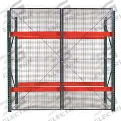 WIRECRAFTERS Door Kit: 1 Bays, 96 in x 1 1/4 in x 120 in, 10 ga, Steel, Powder Coated, Gray (MPN RDH810). Key specifications — attr36337: WIRECRAFTERS; attr37658: Steel; attr37662: (2) Bi-Parting Doors; attr37663: Yes; attr37664: Powder Coated; attr37667: Gray.