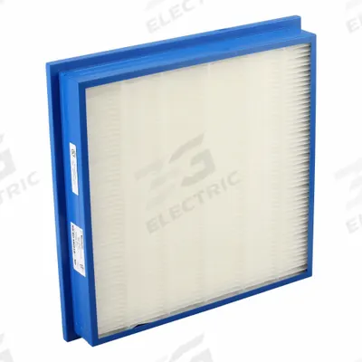 MICROSHIELD Minipleat Air Filter: 24 in x 24 in x 4 in, Synthetic, Plastic, Single Header - Zero-Bypass Minipleat Air Filters