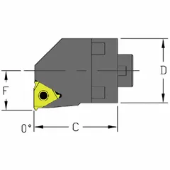 ULTRA-DEX USA Indexable Thread Cutting Unit Head (MPN 912-000-002)