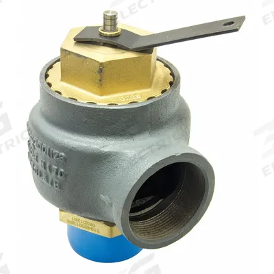 KUNKLE VALVE Safety Relief Valve: MNPT x FNPT, 2 1/2 in x 2 1/2 in - ASME Section IV Steam Pressure Relief Valves