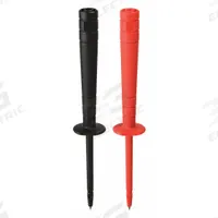 FLUKE Test Probe: CAT III 1000V, Std Probe, 9 in Lg, Stainless Steel, Black/Red, 1,000 V Max Volt (MPN Fluke-TP80). Key specifications — Color: Black/Red; Brand: FLUKE.