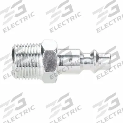 SPEEDAIRE Quick Connect Hose Coupling: 1/4 in Body Size, 3/8 in Hose Fitting Size - Industrial Interchange Steel Quick-Connect Air Coupling Plugs