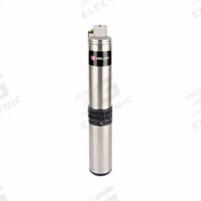 RED LION Submersible Pump 4in: For 4 in Well Pipe Dia., Stainless Steel, 1 hp, 22 gpm - Submersible Deep-Well Pumps