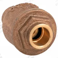 MILWAUKEE VALVE Low Lead Spring Check Valve: Swing, Inline Valve Body, 1/2 in Pipe Size, Bronze (MPN UP1548T 1/2). Key specifications — Brand: MILWAUKEE VALVE.
