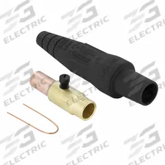 Single Pole Inline: Female, Black, 600V AC/600V DC, 400 A, Crimp Tube Termination, 16 Series (MPN 16D37-UE). Key specifications — Gender: Female; Series: 16; Brand: LEVITON.