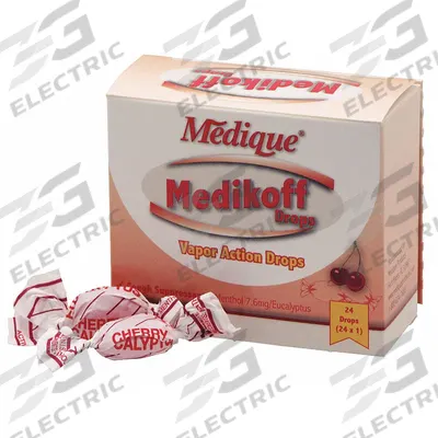 Grainger Cough Drop: Menthol, 24 Individual Doses, Cherry, Drop, 24 PK - Cough Drops