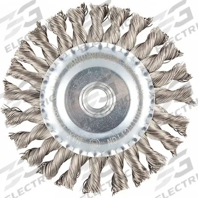 Grainger Wire Wheel Brush: Twisted Stainless Steel - Heavy-Cleaning Brushes for Contoured Stainless Steel Surfaces