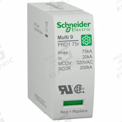 SCHNEIDER Surge Arrester Cartridge: 277 V - DIN Rail Internal-Mount SPD Replacement Modules