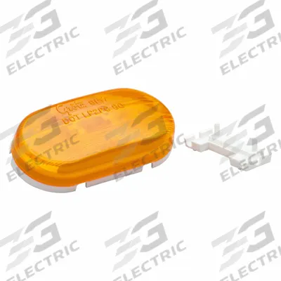 GROTE Clearance Marker Lamp: Clearance Light, Incandescent, Oval, Amber, Screw - Clearance Lights