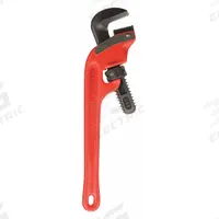 RIDGID End Pipe Wrench: Cast Iron, 2 in Jaw Capacity, Serrated, 14 in Overall Lg, I-Beam (MPN 31070). Key specifications — attr309808: I-Beam; attr309815: Cast Iron; attr324941: RIDGID.