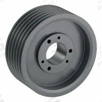 APPROVED VENDOR V-Belt Pulley: 5V1130, 6 Groove, 11.3 in OD, Bushed Bore, E, For 5V/5VX Belt Section (MPN 65V1130E). Key specifications — Pulley Industry Number: 5V1130; Pitch Diameter: 11.3 in (5V); For Belt Section (broad, with similar types): 5V or 5VX.