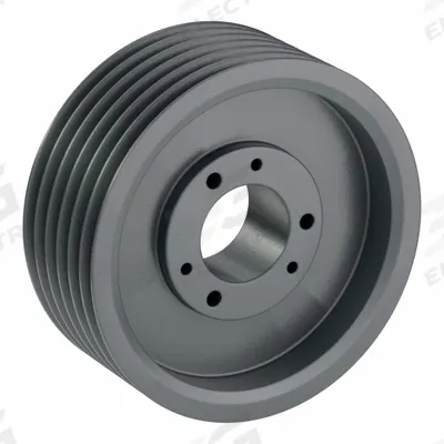 APPROVED VENDOR V-Belt Pulley: 5V1130, 6 Groove, 11.3 in OD, Bushed Bore - Bushed-Bore Cast-Iron Wedge V-Belt Pulleys