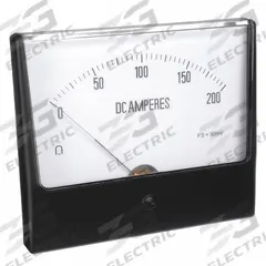 APPROVED VENDOR Analog Panel Meter: DC Current, 0 A – 200 A, +/-1.5% Accuracy, 12G431, Moving Coil. Key specifications — attr1045963: DC Current; attr1047491: +/-1.5%.