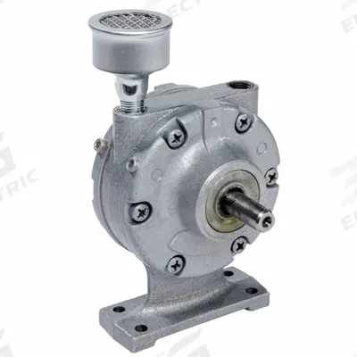 GAST Air Motor: 0.9 hp, 19.5 in-lb Torque, 3,000 RPM, 30 cfm, Foot, 1/4 in NPT - Rotary Vane Air Motors