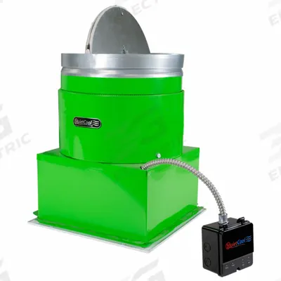 QUIETCOOL Attic Exhaust Fan: Garage Mount, Electric Motor, Max. 2,300 sq ft Attic - Attic-Mount Garage Exhaust Fans