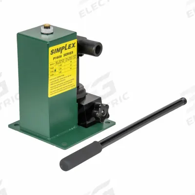SIMPLEX Hand Pump: 1 Stages, Single Acting - Hand Pumps for Hydraulic Fluids