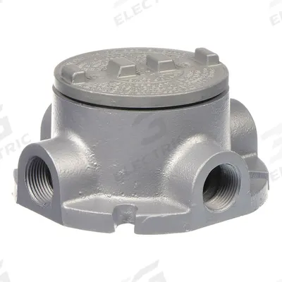 APPLETON ELECTRIC Conduit Outlet Body: Aluminum, GRF, 1 in Trade Size, X Body - X, XAT and XTF Round Body - Cross Type