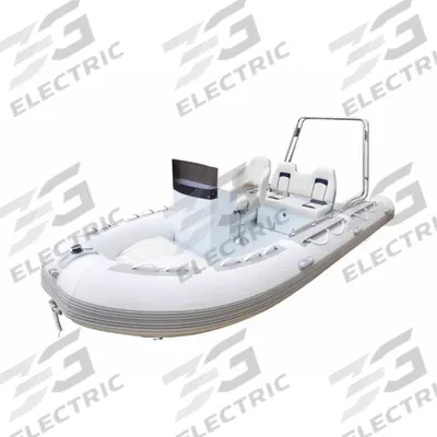 FSI Rescue Boat: 3,410 lb Load Capacity, 12 Max Passengers, Black/Red - Rescue Boats