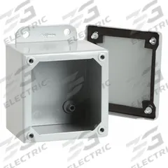 HOFFMAN Enclosure: Steel, 6 in x 4 in x 3 in, NEMA 12/13, Solid Cover, Screw On (MPN A604SC). Key specifications — Brand: HOFFMAN; Closure Method: Screws; Knockouts: Not Included.