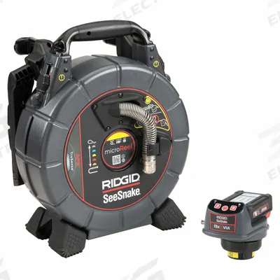 RIDGID Drain Inspection Camera: SeeSnake, 100 ft Lg., 4 in Max. Pipe Dia. - Ridgid Pipe Inspection Camera Reels