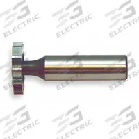 KEO Standard Keyseat Cutter: Cobalt, Staggered Tooth, 1" Dia, 3/16" Thick, ANSI # 608, 10 Tooth (MPN 943-000-708). Key specifications — attr1164153: 608.