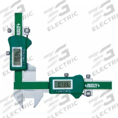 INSIZE Gear Tooth Digital Caliper: 1 mm to 25 mm, +/-0.0016 in Accuracy, Knife Edge with Small Point (MPN 1181-M25A). Key specifications — attr1184461: +/-0.0016 in; attr1184462: 0.0005 in/0.01 mm; attr1184471: Outside; attr1184472: Knife Edge with Small Point; attr1184496: INSIZE.
