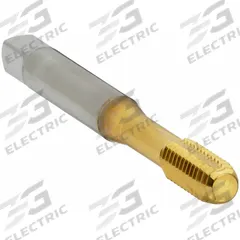 OSG Thread Forming Tap: M8x1.25 Metric, D5 / 6H, Modified Bottoming Chamfer, TiN Coated Cobalt (MPN 1410104405)