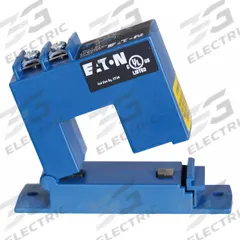 EATON Current Sensor Relay: Surface Mounted, 150 A Current Rating, Overcurrent/Undercurrent, Screw (MPN ECSNCFSP). Key specifications — Adjustment Method: Switch; Electrical Connection: Screw Terminal; Monitored Parameters: Undercurrent; Mounting Style: Surface; Status Indicator: No Indicator; Trip Point: 1.50 A; Trip Point Type: Fixed; Brand: EATON.