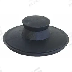 KISSLER Drain Stopper: 3 in Overall Dia, Rubber, Plastic, Black, Pop Up, 1 1/2 in Fits Drain Size (MPN 59-1435). Key specifications — Material: Rubber; Color: Black; Brand: KISSLER; Application: Sink.