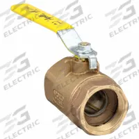 APOLLO Manual Two-Way Ball Valve: 2 in, Bronze, Straight, FNPT x FNPT, 600 psi Max. Pressure (CWP) (MPN 7010801). Key specifications — Brand: APOLLO; Handle: Lever.