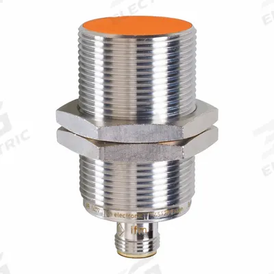 IFM Inductive Cylindrical Proximity Sensor: Built-in Connector, Shielded, 3 Wires - Cylindrical Sensors with Built-in Connectors