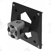 Monitor Mount: 15 Series/40 Series/45 Series, 113 mm x 112.8 mm x 113 mm, Black/Gray, Zinc-Plated (MPN 061SM7510040). Key specifications — System of Measurement: Metric; Adjustability: Rotate; Material: Polyamide; Finish: Zinc-Plated; For Extrusion Profile Type: Single; Includes Fasteners: Yes; Monitor Mounting Type: 2-Way Pivot Mount; Fastener Thread Size: M4.