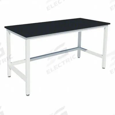 INSTOCK Heavy Duty Table: 30 in Overall Wd, 36 in Overall Ht, 8 ft Overall Lg, Epoxy - Fixed-Height Epoxy Surfaced Lab Tables