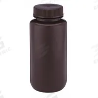 GLOBE SCIENTIFIC Sampling Bottle: HDPE, 500 mL, 16.9 fl oz, Closure Included, Amber, 53-415 mm (MPN 7010500AM). Key specifications — Brand: GLOBE SCIENTIFIC; Graduated: No; Body Color: Amber.