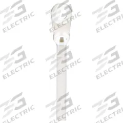 PANDUIT Cable Tie: 16 in Nominal Lg, 4 in Nominal Max. Bundle Dia., 0.18 in Wd, Natural, Std, 100 PK (MPN BC4S-S10-C). Key specifications — Screw Mount Hole Size: 0.19 in; Color: Natural; Brand: PANDUIT.
