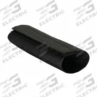 RHINO Hose Protection Wrap: 2 in Dia, 20 ft Lg, Black, Nylon, Hook-and-Loop Closure, 1.7 mm Thick (MPN RW-2.00-20). Key specifications — Product Type: Hose Protection Wrap; Brand: RHINO; Color: Black; Closure Type: Hook-and-Loop; Material: Nylon.