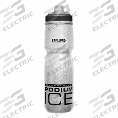 CAMELBAK Bottle: 21 oz Capacity, Black, Polypropylene, BPA-Free, 10 1/2 in Overall Ht - Insulated Plastic Squeeze Bottles